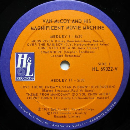 Van McCoy – And His Magnificent Movie Machine (Used vinyl)
