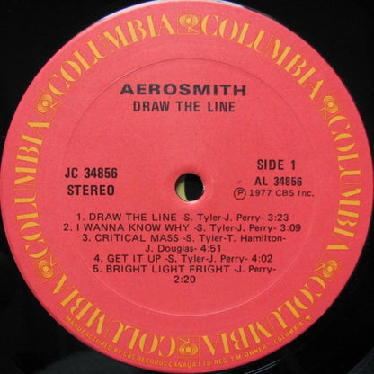 Aerosmith – Draw The Line (Used vinyl)