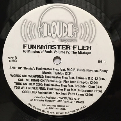 Funkmaster Flex – 60 Minutes Of Funk, Volume IV: The Mixtape (Used vinyl)