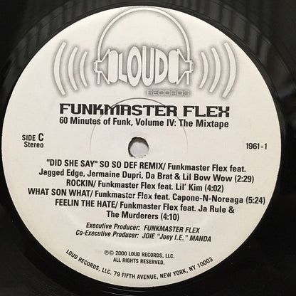 Funkmaster Flex – 60 Minutes Of Funk, Volume IV: The Mixtape (Used vinyl)