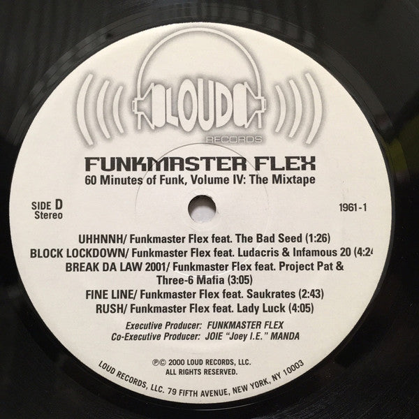 Funkmaster Flex – 60 Minutes Of Funk, Volume IV: The Mixtape (Used vinyl)