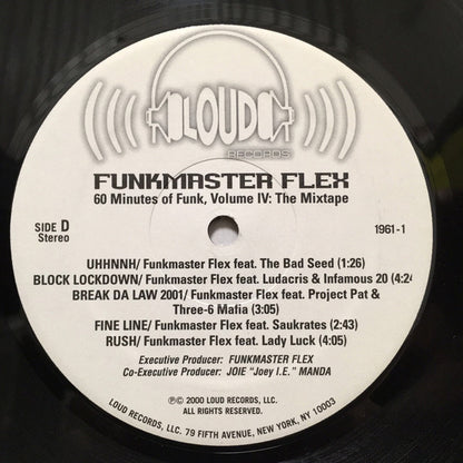 Funkmaster Flex – 60 Minutes Of Funk, Volume IV: The Mixtape (Used vinyl)