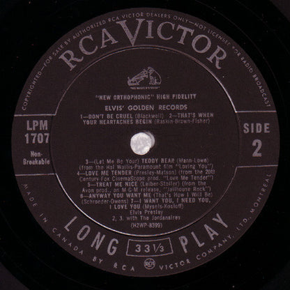 Elvis Presley – Elvis' Golden Records (Used vinyl)