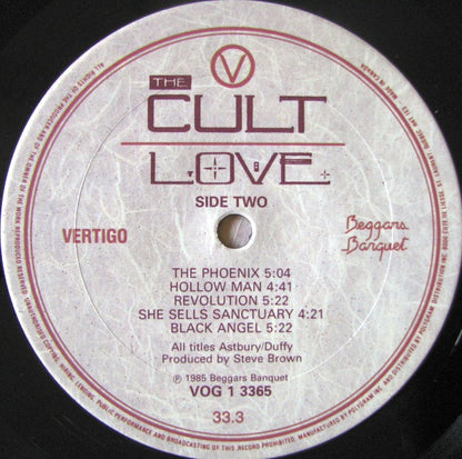 The Cult – Love (Used vinyl)