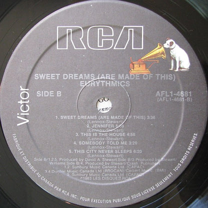 Eurythmics – Sweet Dreams (Are Made Of This) (Used vinyl)