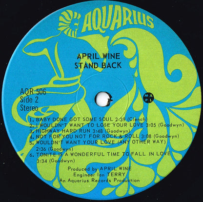 April Wine – Stand Back (Used vinyl)