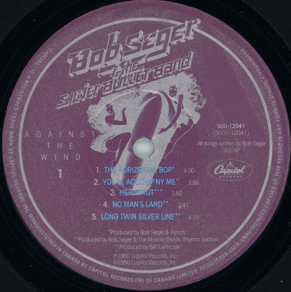 Bob Seger & The Silver Bullet Band – Against The Wind (Used vinyl)