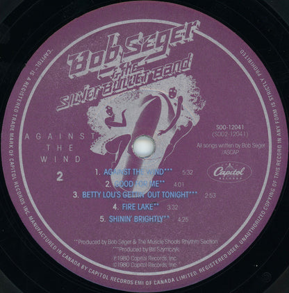 Bob Seger & The Silver Bullet Band – Against The Wind (Used vinyl)