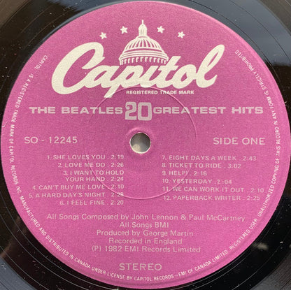 The Beatles – 20 Greatest Hits (Used vinyl)