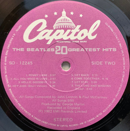 The Beatles – 20 Greatest Hits (Used vinyl)