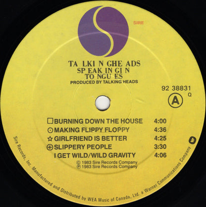 Talking Heads – Speaking In Tongues (Used Vinyl)