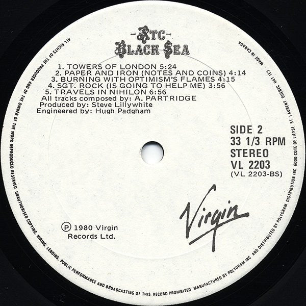 XTC – Black Sea (Used vinyl)