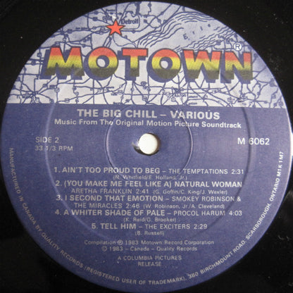 Various – The Big Chill: Music From The Original Motion Picture Soundtrack (Used vinyl)