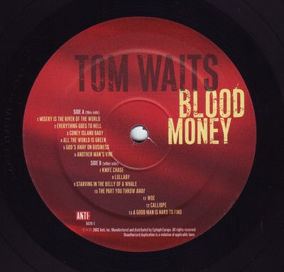 Tom Waits – Blood Money (Used vinyl)
