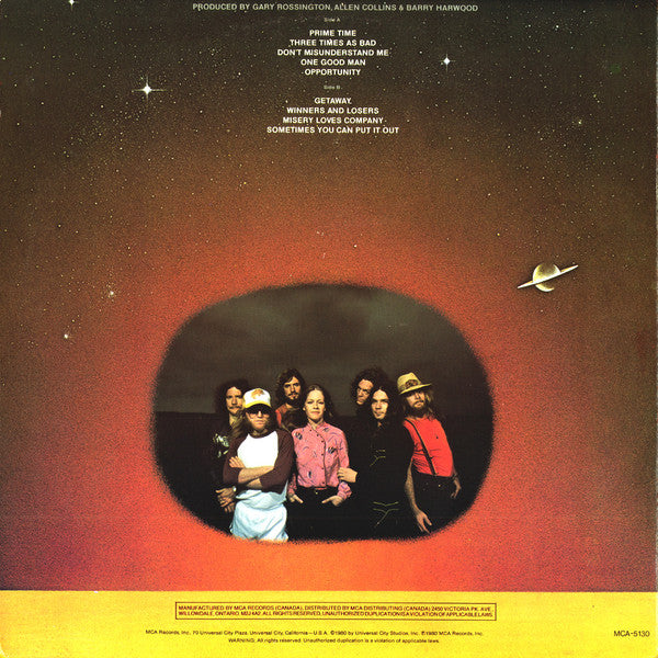 Rossington Collins Band – Anytime, Anyplace, Anywhere (Used vinyl)