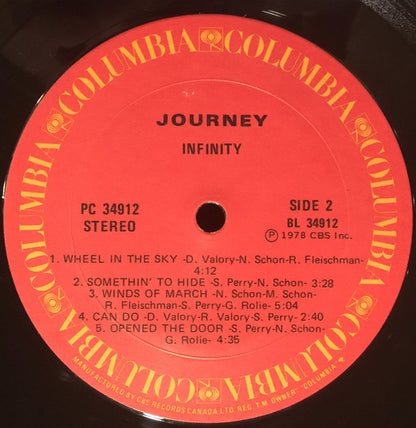 Journey – Infinity (Used vinyl)