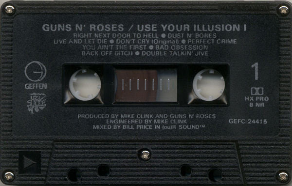 Guns N' Roses – Use Your Illusion I (Used cassette)