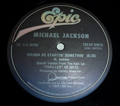 Michael Jackson – Wanna Be Startin' Somethin' (Used vinyl)