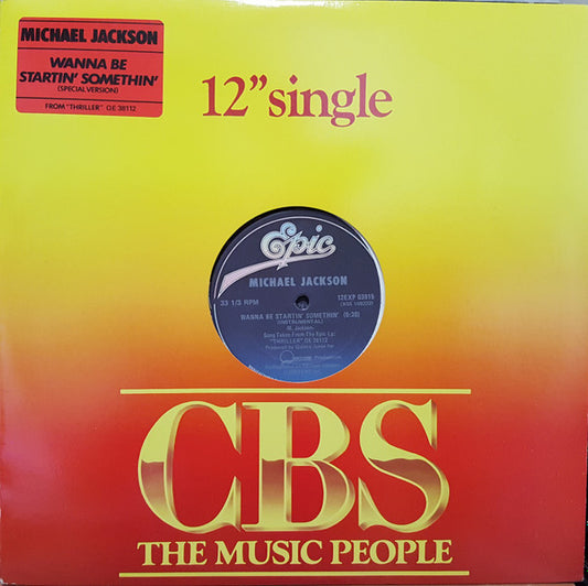 Michael Jackson – Wanna Be Startin' Somethin' (Used vinyl)