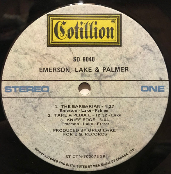 Emerson Lake & Palmer – Emerson Lake & Palmer (Used vinyl)