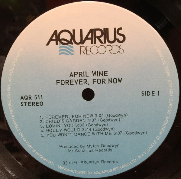 April Wine – Forever For Now (Used vinyl)