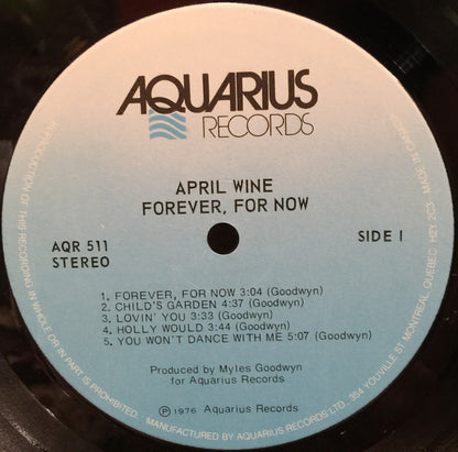 April Wine – Forever For Now (Used vinyl)