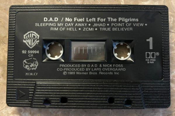 D.A.D – No Fuel Left For The Pilgrims (Used cassette)