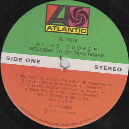 Alice Cooper – Welcome To My Nightmare (Used vinyl)