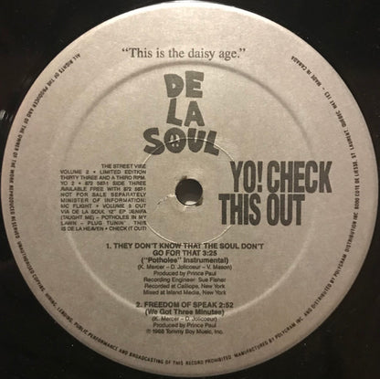 De La Soul – The Street Vibe Volume 2 (Used vinyl)