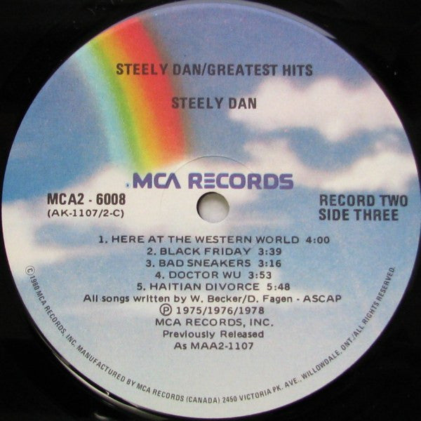 Steely Dan – Greatest Hits (Used vinyl)