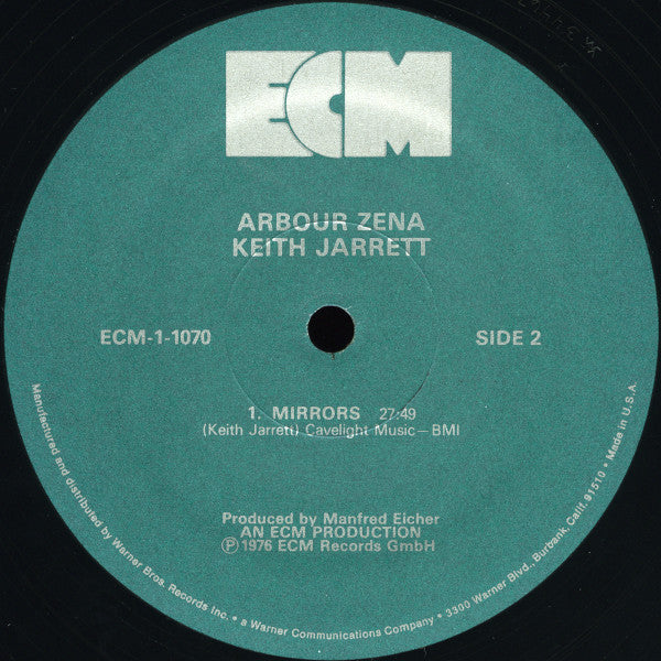 Keith Jarrett – Arbour Zena (Used vinyl)