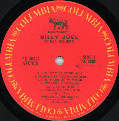 Billy Joel – Glass Houses (Used vinyl)