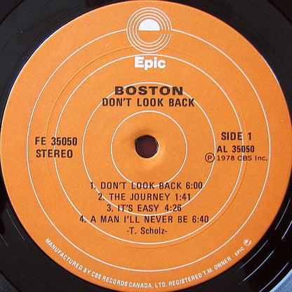 Boston – Don't Look Back (Used vinyl)