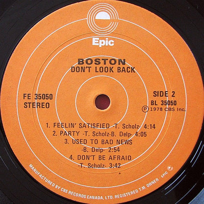 Boston – Don't Look Back (Used vinyl)