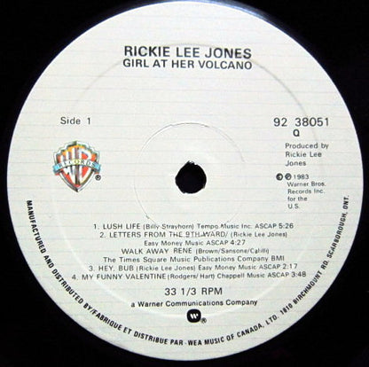 Rickie Lee Jones – Girl At Her Volcano (Used 10" vinyl)