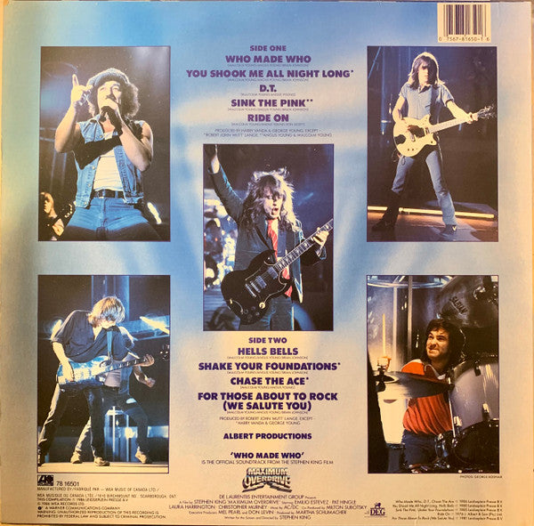 AC/DC – Who Made Who (Used vinyl)
