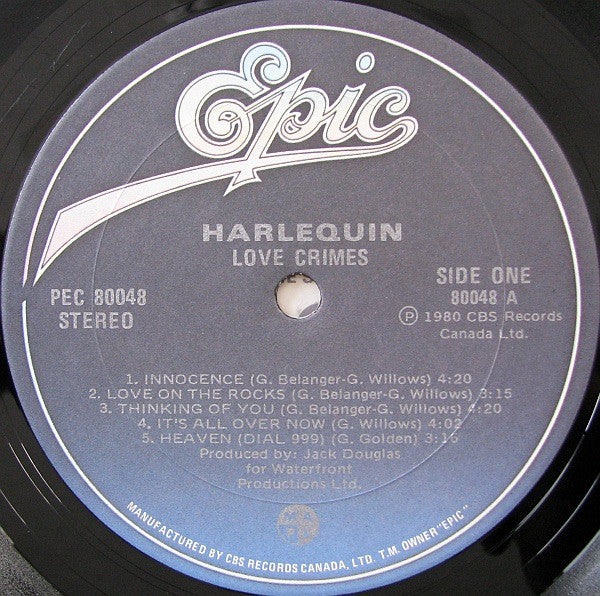 Harlequin – Love Crimes (Used vinyl)