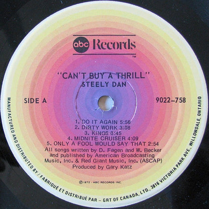 Steely Dan – Can't Buy A Thrill (Used vinyl)