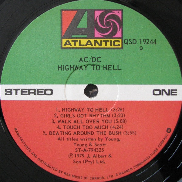 AC/DC – Highway To Hell (Used vinyl)