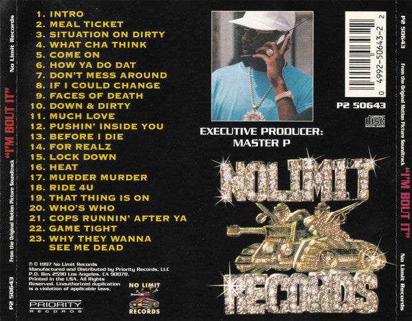 Various – (From The Original Motion Picture Soundtrack) I'm Bout It (Used CD)