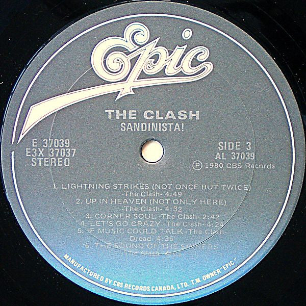 The Clash – Sandinista! (Used vinyl)