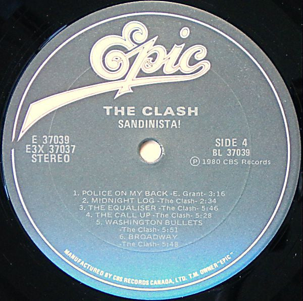 The Clash – Sandinista! (Used vinyl)