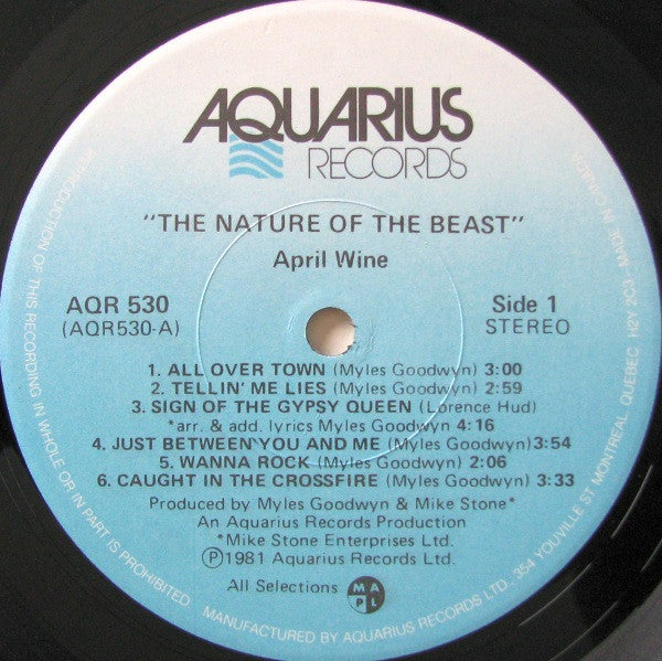 April Wine – The Nature Of The Beast (Used vinyl)