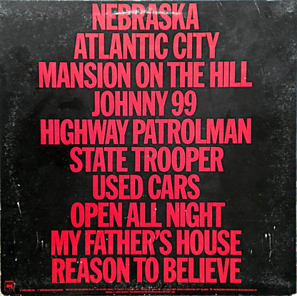 Bruce Springsteen – Nebraska (Used vinyl)