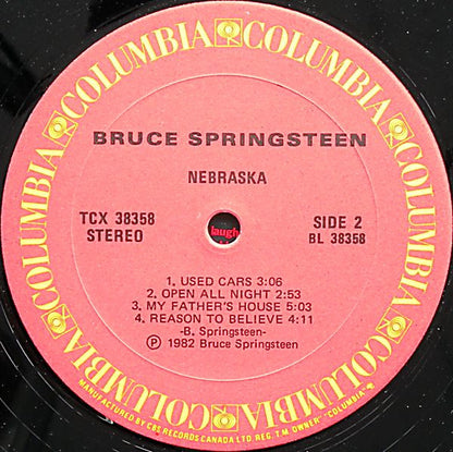 Bruce Springsteen – Nebraska (Used vinyl)