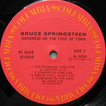 Bruce Springsteen – Darkness On The Edge Of Town (Used vinyl)
