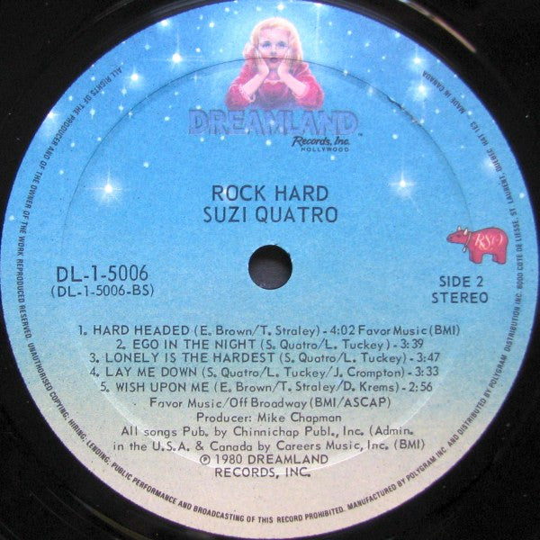 Suzi Quatro – Rock Hard (Used vinyl)