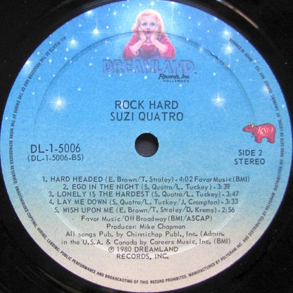 Suzi Quatro – Rock Hard (Used vinyl)