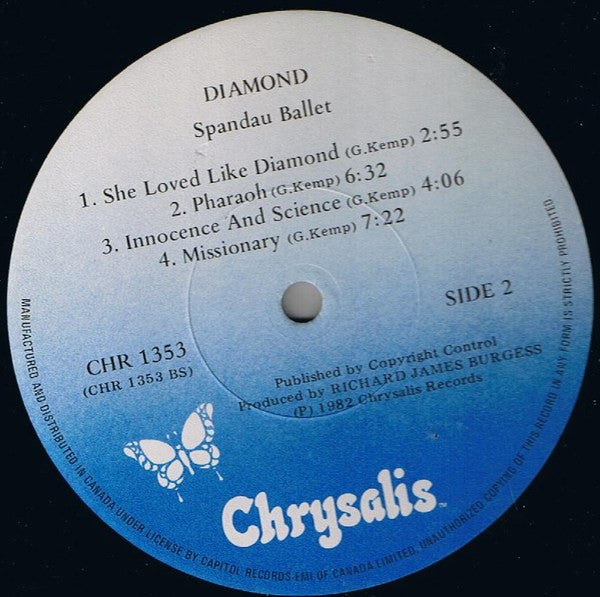 Spandau Ballet – Diamond (Used vinyl)