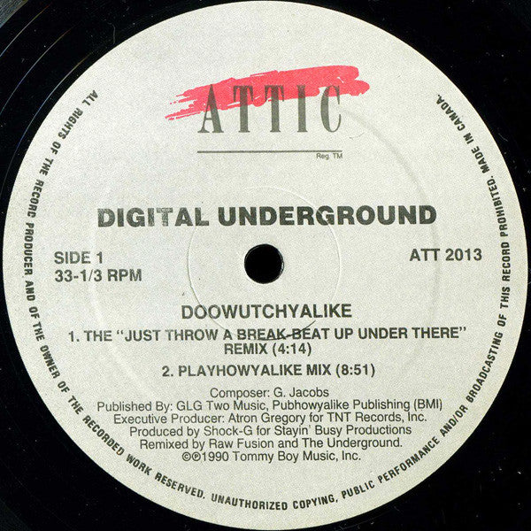 Digital Underground – Doowutchyalike / Packet Man (Used vinyl)